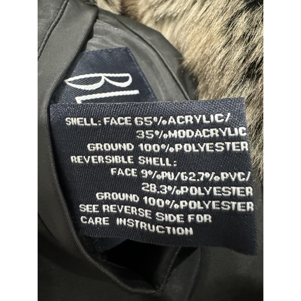 Blassport Reversible Faux Fur Womens Full Zip Vest Size Small Great Condition - Picture 8 of 8